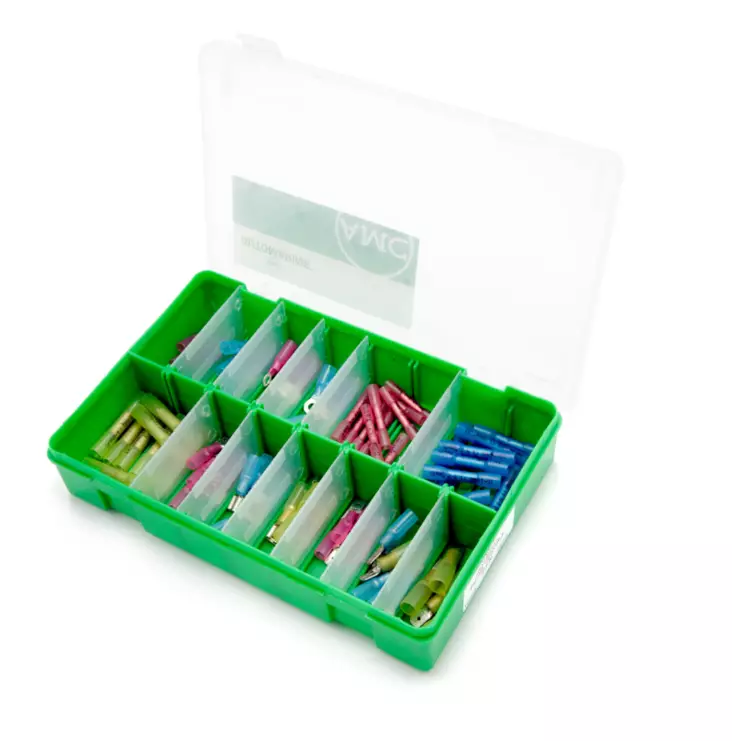 KUTISTELIITIN LAJITELMA 80KPL - Kutisteliittimet - 3271-700 - 1