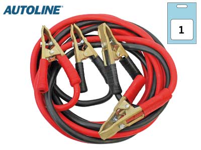Autoline Käynnistyskaapelit 50mm2 5-metriä - Käynnistyskaapelit - 1560-5050 - 1
