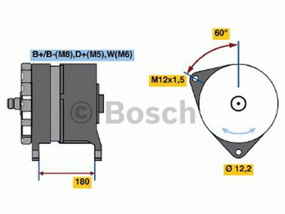 LATURI 24V 140A 0120 689 552 - Laturit - 0986045990 - 1