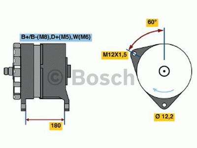 LATURI BOSCH 24V 140A - Laturit - 0986044060 - 1