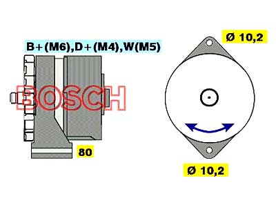 LATURI SCANIA 0120469569 - Laturit - 0986032720 - 1