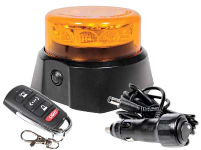 LED-MAJAKKA LADATTAVA, KAUKO-OHJAIMELLA ORANSSI - LED-majakat - 1603-580030 - 1