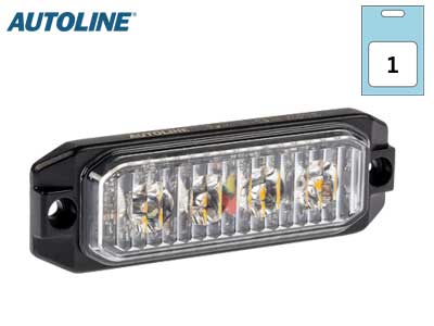 LED-TASOVILKKU R65 12-24V 100X32X13 KELT. # - LED-tasovilkku - 1603-300650 - 1