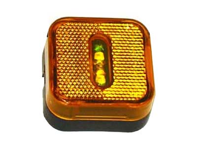 LED-ÄÄRIVALO MAN 65X65MM 24V # - Keltaiset äärivalot - 1608-4740 - 1