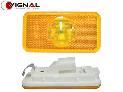 VIGNAL LED-ÄÄRIVALO KELTAINEN 24V 104X54MM - VOLVO,RENAULT - Keltaiset äärivalot - 1608-4780 - 1