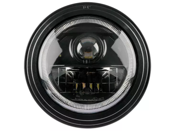 Led-ajovalo pyöreä 5 ¾" parkkitoiminnolla upotettava 12-24V - Ajovaloumpiot - 1605-5010 - 1