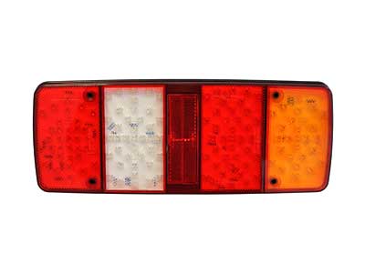 LED TAKAVALO 5-KAMMIO OIKEA 24V # - LED-suorakaide takavalot - 1610-22060 - 1