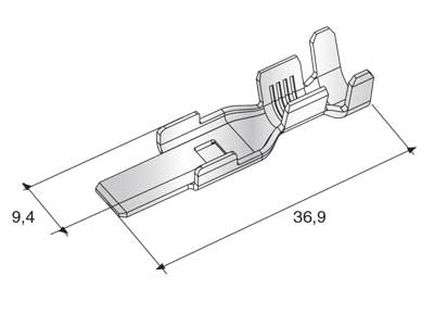 LIITIN M630 1,5-2MM2 - Liittimet suojaamattomat - 1107990 - 1