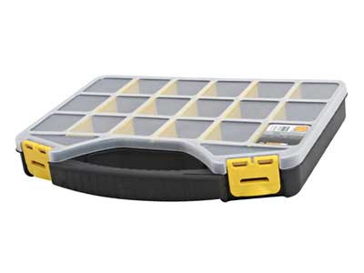 LAJITELMALAATIKKO MUSTA 20-LOKEROA - Huoltotyökalut - 1701-002620 - 1