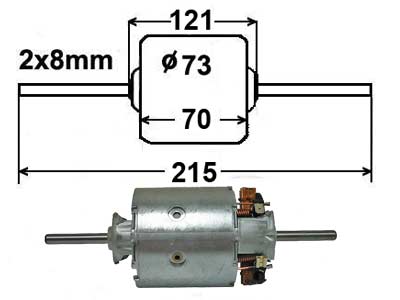LÄM.MOOT. AUDI A8 2-AKS. - Puhallinmoottorit & vastukset merkkihaku - 0130111020 - 1