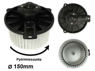 LÄM.MOOT. AVENSIS 2003- - Puhallinmoottorit & vastukset merkkihaku - 9051-1660 - 1