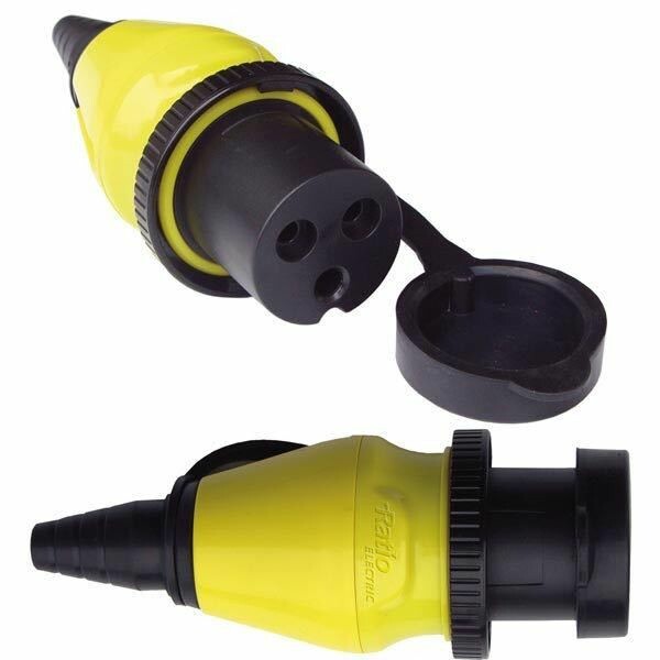 MAASÄHKÖVIRTAPISTOKE MP16-110 16A - Maasähkötarvikkeet veneeseen - MP16-110 - 1