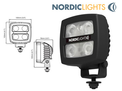 NORDIC SPICA LED PERUUTUSVALO N24R - LED-peruutusvalo - 1605-981120 - 1