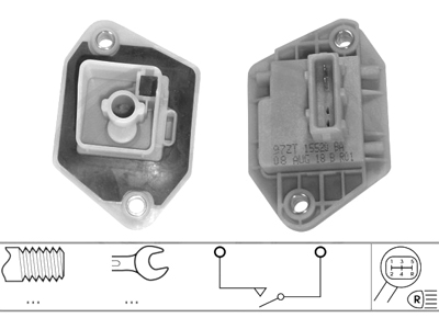 PER.VALOKATKAISIN FORD - Peruutusvalokatkaisijat - 7901-94670 - 1