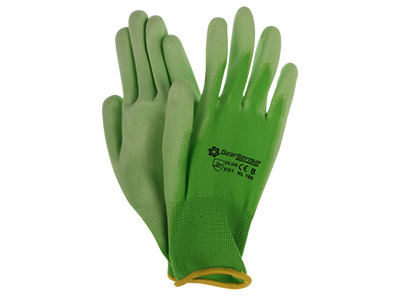 PU-KÄSINE VIHREÄ KOKO 8 6PR NIPPU - Työkäsineet - 1-92300 - 1