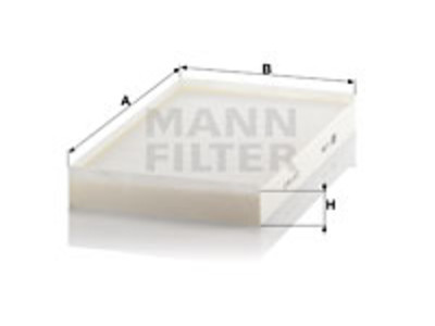 RAITISILMASUODATIN MANN, MB - Raitisilmasuodattimet - 1482-CU3540 - 1