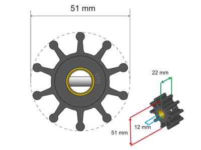 SIIPIPYÖRÄ HD - Veneen siipipyörät - 1798-0601010 - 1