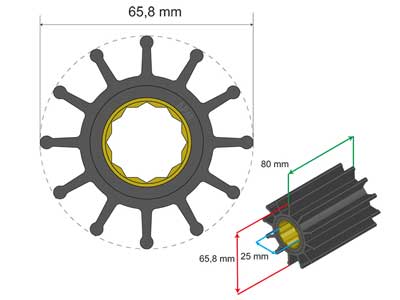 SIIPIPYÖRÄ HD - Veneen siipipyörät - 1798-0601020 - 1
