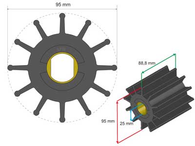 SIIPIPYÖRÄ HD - Veneen siipipyörät - 1798-0602030 - 1