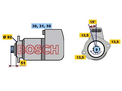 STARTTI 5,4KW 0001416002 - Startit - 0986011570 - 1