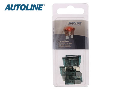 Autoline sulake GM led-merkkivalolla 2A Harmaa 5kpl/pkt - Sulakkeet GM Led - 1569-05020 - 1
