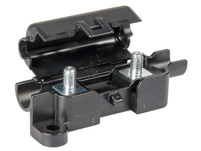 SULAKERASIA 1X MIDI SULAKE, KANNELLA, JOHDOT PÄÄDYSTÄ - Sulakerasiat midi-sulakkeille - 0100360 - 1