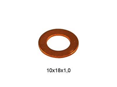 SUUTTIMEN POHJATIIVISTE 10X18X1,0 - O-renkaat, stefat, tiivisteet - 52310 - 1