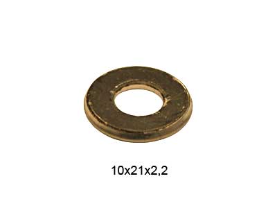 SUUTTIMEN POHJATIIVISTE 10X21X2,2 - O-renkaat, stefat, tiivisteet - 52350 - 1