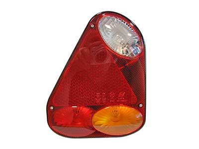 TAKALYHTY VASEN 220X175X52 # - Halogen perävaunuvalaisimet - 1608-4710 - 1