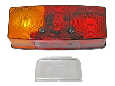 TAKAVALO VASEN 158X64X51 - 2- 3- Kammiovalaisimet - 1608-5050 - 1