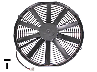 VAPAATUULETIN SPAL 24V 385/412MM PUHALTAVA - Vapaatuulettimet, yleismallit - 9000-30102560 - 1