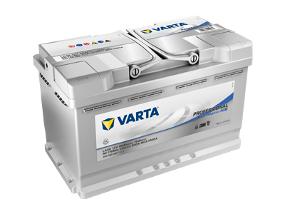Varta LA80 Dual Purpose 12V 80Ah 800A käynnistysakku - VARTA vene- ja vapaa-ajan akut - 1810-LA80 - 1