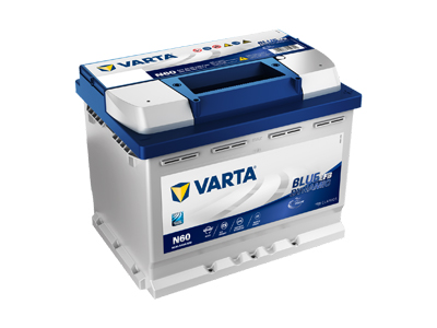 Varta N60 Blue Dynamic EFB käynnistysakku 12V 60Ah 640A -/+ - VARTA käynnistysakut - 1810-N60 - 1