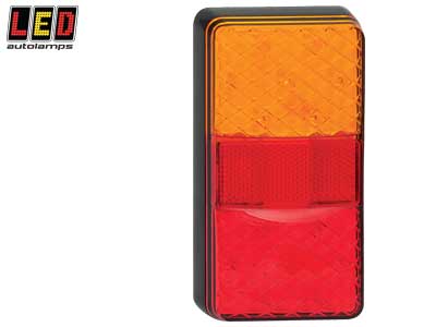 YHDISTELMÄTAKAVALO (10 M JOHDOLLA) - LED-suorakaide takavalot - 1614-150ARME10 - 1