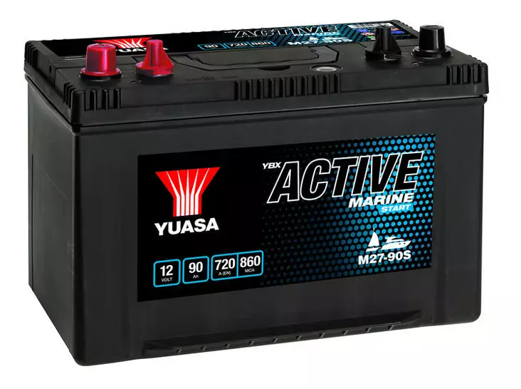 Yuasa M27-90S vapaa-ajan akku 12V 90Ah 720A (EN) - Vene-ja vapaa-ajan akut - M27-90 - 1
