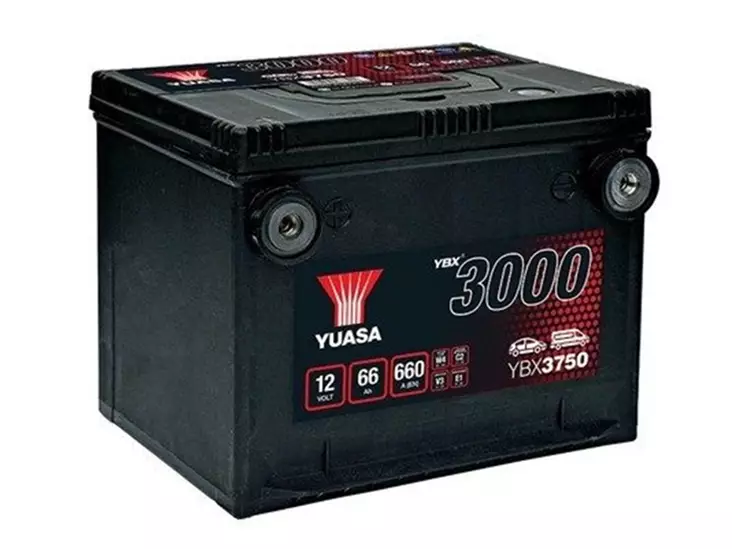 Yuasa YBX3750 sivunapa-akku 12V 66Ah 660A - Muut käynnistysakut - 1806-56080 - 2