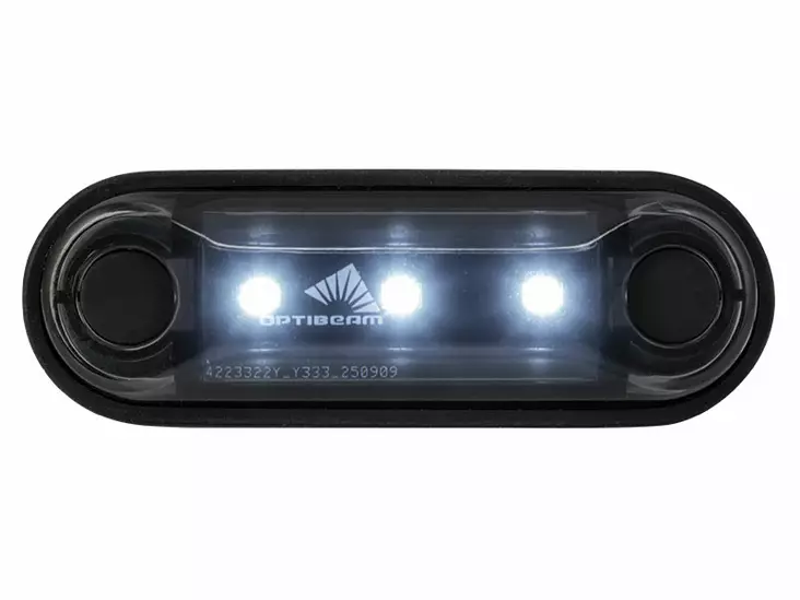 Optibeam Dark Phantom led-äärivalo 12-24V - Valkoinen - Kirkkaat äärivalot - 1608-3210 - 1