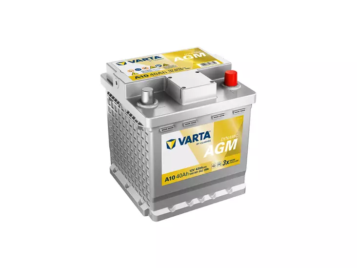 VARTA DYNAMIC AGM 40AH 420A 175X175X190MM -/+ - VARTA vene- ja vapaa-ajan akut - 1820-A10 - 1