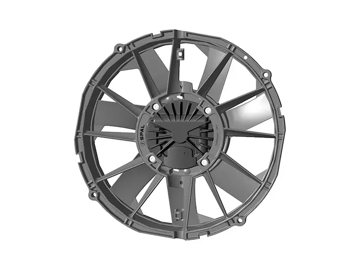 SPAL VA113 hiiletön vapaatuuletin - 12V / Puhaltava / Ø305mm (331mm) - Puhaltavat vapaatuulettimet 12V - 9000-30107210 - 1