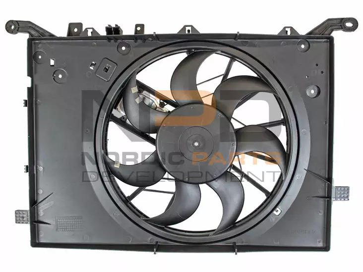 NPD Jäähdyttimen vapaatuuletin kotelolla 420mm 2+2-nap - Volvo C70 (I) / S60 (I) / S80 (I) / V70 (II) / XC70 (I) - Vapaatuulettimet ja vastukset merkkihaku - CF63-19660 - 1