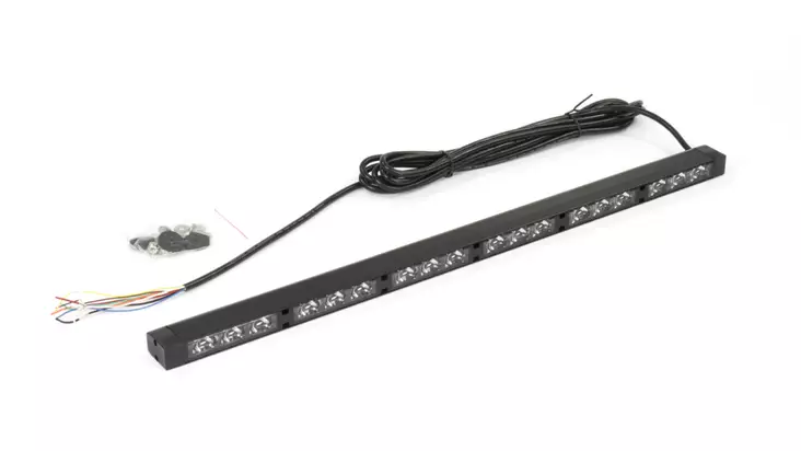 AXIXTECH TR3 led-liikenteenohjauspaneeli - 673mm / Keltainen / 12-24V - LED-majakkapaneelit 200-749mm - 1603-140730 - 2