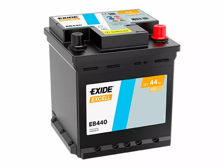 Exide EB440 Excell käynnistysakku 12V 44Ah 400A -/+ - EXIDE käynnistysakut - 1815-EB440 - 1