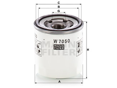 ÖLJYNSUODATIN MANN, FORD - Öljynsuodattimet - 1482-W7050 - 1