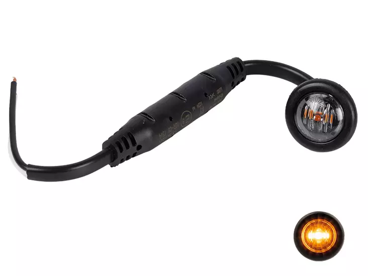 Optibeam Dark Phantom led-äärivalo 12-24V - Keltainen - Keltaiset äärivalot - 1608-3100 - 2