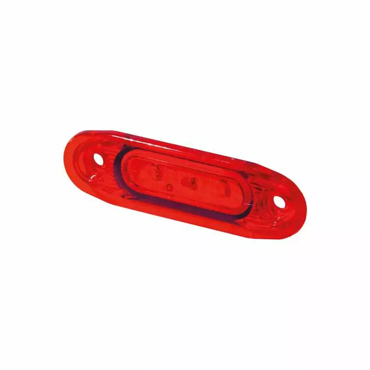 Strands upotettava led-äärivalo - Punainen (punainen linssi) 12-24V - Punaiset äärivalot - 1605-810020 - 1