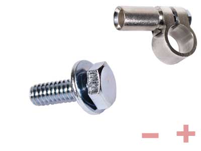 Akkukengän pultti (-/+) 22mm 1kpl - Akkukengät - 9995-HC5881 - 1