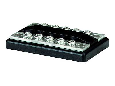 Blue Sea 2701 Dual kytkentäkisko 100A - positiivinen & negatiivinen kisko - Blue Sea Kytkentätarvikkeet - 1790-2701 - 1