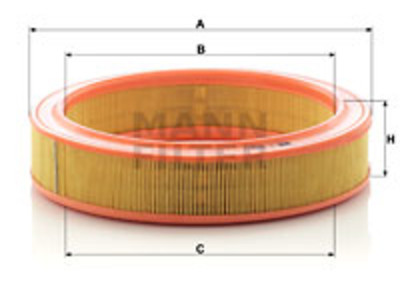 ILMANSUODATIN MANN, VAG - Ilmansuodattimet - 1482-C28731 - 1