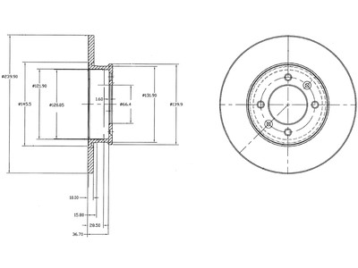 JARRULEVY DELPHI, 2 KPL / PKT, TAKA, ROVERGROUP - Jarrulevyt - BG3261 - 1
