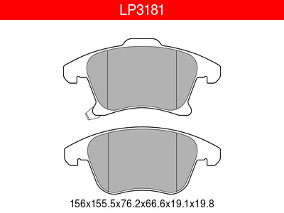 JARRUPALASARJA DELPHI ETU, FORD - Jarrupalasarjat - LP3181 - 1